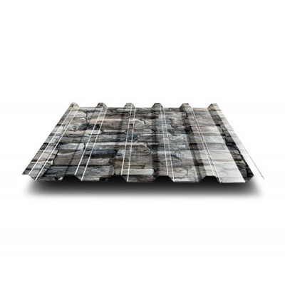 Профнастил МП35-0.5-1035 Белый Камень ECOSTEEL