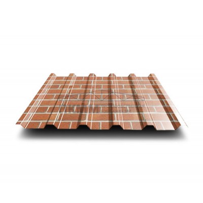 Профнастил МП35-0.5-1035 ECOSTEEL Кирпич