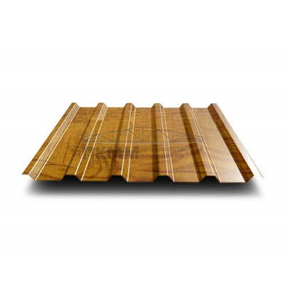 Профнастил МП35-0.5-1035 Золотой дуб ECOSTEEL_T