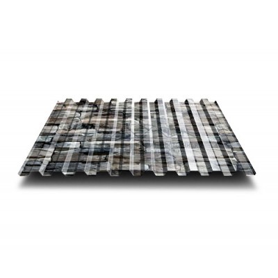 Профнастил C21-0.5-1000 ECOSTEEL Белый камень