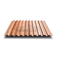 Профнастил C21-0.5-1000 ECOSTEEL-T Кедр