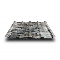 Профнастил НС38-0.5-1000 ECOSTEEL Белый Камень
