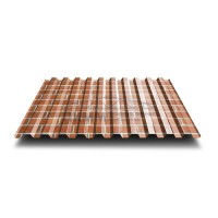 Профнастил C21-0.5-1000 ECOSTEEL Кирпич