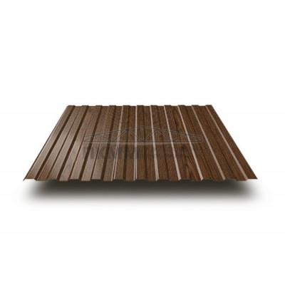 Профнастил С8-0.5-1150 ECOSTEEL-МАД Мореный дуб