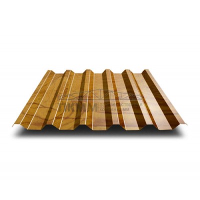 Профнастил С44-0.5-1000 ECOSTEEL-T Золотой дуб