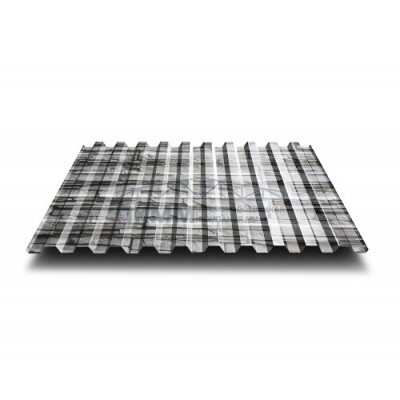 Профнастил C21-0.5-1000 ECOSTEEL Белый плитняк