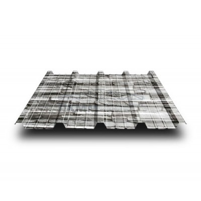 Профнастил НС38-0.5-1000 ECOSTEEL Белый Плитняк