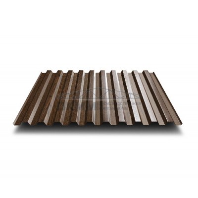 Профнастил C21-0.5-1000 ECOSTEEL-МАД Мореный дуб