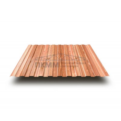 Профнастил С8-0.5-1150 ECOSTEEL-T Кедр