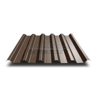 Профнастил С44-0.5-1000 МореныйДуб ECOSTEEL_MA Профнастил С44-0.5-1000 МореныйДуб ECOSTEEL_MA