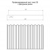 Профнастил фигурный C8-1160-0,4 Полиэстер в пленке RAL6005