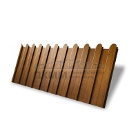 Профнастил фигурный C8-1160-0,4 Print Premium Golden Wood