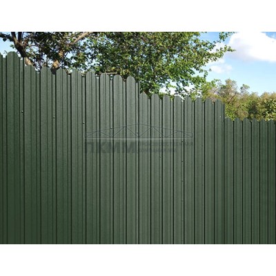 Профнастил фигурный С10В-1150-0,5 GreenCoat Pumatt с пленкой RR 11