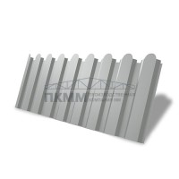 Профнастил фигурный С20В-1110-0,45 ПЭ с пленкой RAL 9006