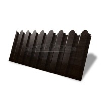 Профнастил фигурный С20В-1110-0,45 Print Elite с пленкой Coffee Wood