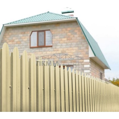 Профнастил фигурный С10А-1150-0,45 Полиэстер с пленкой RAL 1014