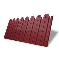 Профнастил фигурный С10В-1150-0,5 Satin RAL 3011