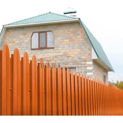 Профнастил фигурный С10А-1150-0,45 Полиэстер с пленкой RAL 2004