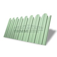 Профнастил фигурный С10В-1150-0,45 ПЭ, с пленкой RAL 6019