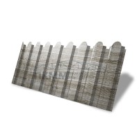 Профнастил фигурный С20В-1110-0,45 Print Elite с пленкой Nordic Wood