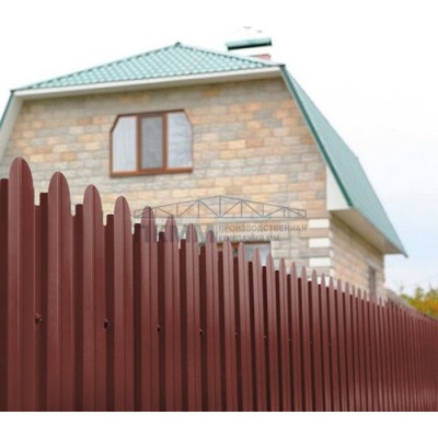 Профнастил фигурный С10А-1150-0,45 Полиэстер с пленкой RAL 3009