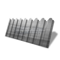 Профнастил фигурный С20А-1110-0,45 Print Premium Silver Wood