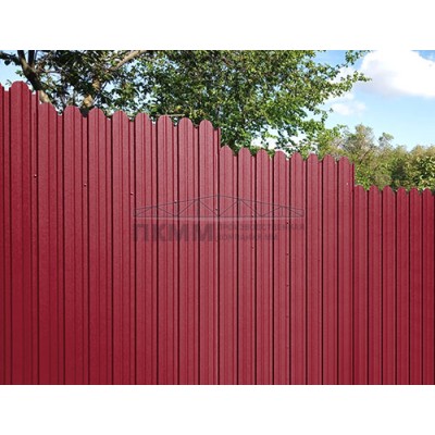 Профнастил фигурный С10В-1150-0,45 ПЭ, с пленкой RAL 3003