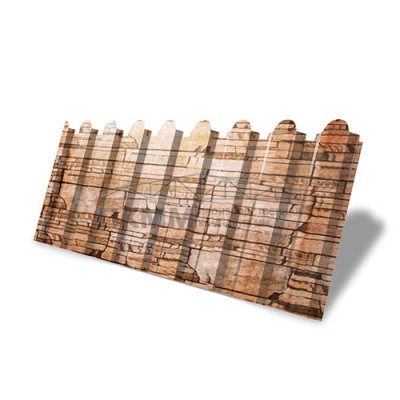 Профнастил фигурный С20В-1110-0,45 Print Elite с пленкой Sand Stone