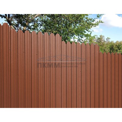 Профнастил фигурный С10В-1150-0,45 Drap RAL 8004