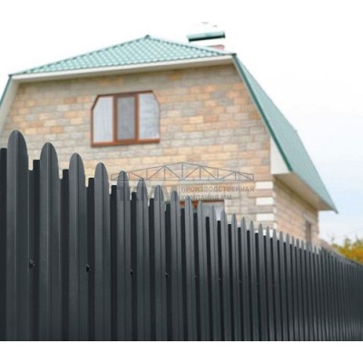 Профнастил фигурный С10А-1150-0,5 Quarzit Pro Matt с пленкой RAL 7016