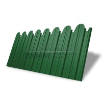 Профнастил фигурный С10В-1150-0,45 ПЭ, RAL 6002