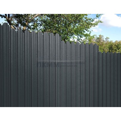 Профнастил фигурный С10В-1150-0,5 Satin RAL 7016