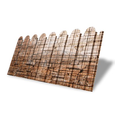 Профнастил фигурный С10В-1150-0,45 Print Elite с пленкой Sand Stone