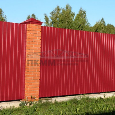 Профнастил С8-1150-0.5 RAL3020 Полиэстер