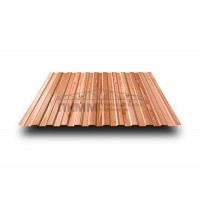 Профнастил СС10-1160-0.5 ECOSTEEL_T Кедр ECOSTEEL_T