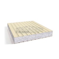 Сэндвич-панели без замков пенополистирол, ширина 1200 мм, толщина 10 мм, 0.5/0.5, RAL1015