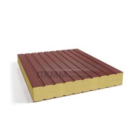 Сэндвич-панели без замков пенополиуретан, ширина 1000 мм, толщина 10 мм, 0.5/0.5, RAL3009