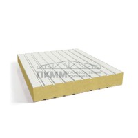 Сэндвич-панели без замков пенополиуретан, ширина 1000 мм, толщина 30 мм, 0.5/0.5, RAL9003