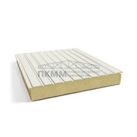 Двухслойные сэндвич-панели пенополиизоцианурат, 0.5, ширина 1200 мм, толщина 10 мм, RAL9003