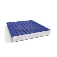 Двухслойные сэндвич-панели пенополистирол, 0.5, ширина 1200 мм, толщина 30 мм, RAL5002