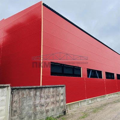 Двухслойные сэндвич-панели минеральная вата, 0.5, ширина 1200 мм,толщина 40 мм, RAL3020 Двухслойные сэндвич-панели минеральная вата, 0.5, ширина 1200 мм,толщина 40 мм, RAL3020