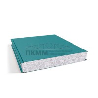 Гладкие сэндвич панели пенополистирол, ширина 1200 мм, толщина 100 мм, 0.5/0.5, RAL5021