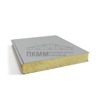 Гладкие сэндвич панели минеральная вата, ширина 1200 мм, толщина 120 мм, 0.5/0.5, RAL9006 Гладкие сэндвич панели минеральная вата, ширина 1200 мм, толщина 120 мм, 0.5/0.5, RAL9006