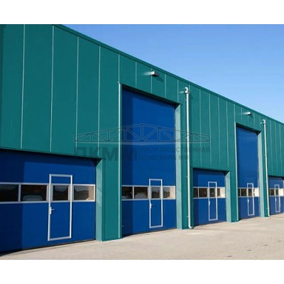 Гладкие сэндвич панели пенополистирол, ширина 1000 мм, толщина 250 мм, 0.5/0.5, RAL5021