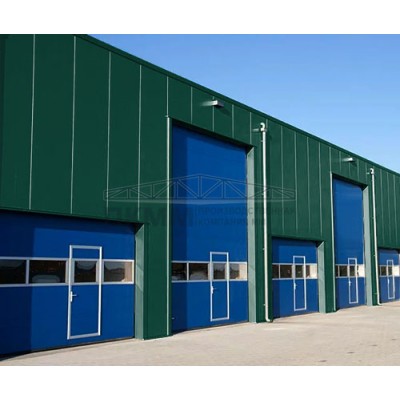 Гладкие сэндвич панели пенополистирол, ширина 1000 мм, толщина 250 мм, 0.5/0.5, RAL6005