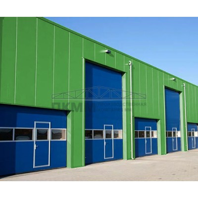 Гладкие сэндвич панели пенополистирол, ширина 1000 мм, толщина 250 мм, 0.5/0.5, RAL6018