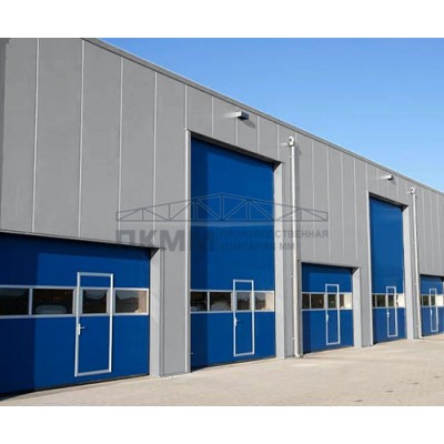 Гладкие сэндвич панели пенополистирол, ширина 1000 мм, толщина 250 мм, 0.5/0.5, RAL7004