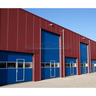 Гладкие сэндвич панели пенополистирол, ширина 1000 мм, толщина 250 мм, 0.5/0.5, RAL3011