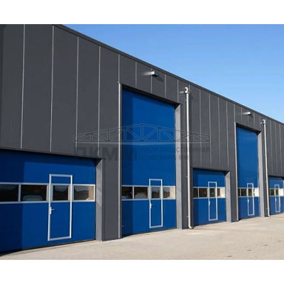 Гладкие сэндвич панели пенополистирол, ширина 1000 мм, толщина 250 мм, 0.5/0.5, RAL7024