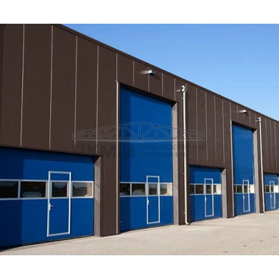 Гладкие сэндвич панели пенополистирол, ширина 1000 мм, толщина 250 мм, 0.5/0.5, RAL8017